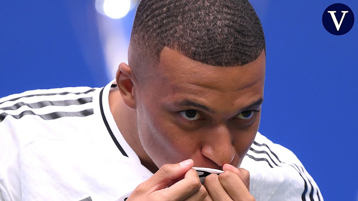 Los mejores momentos de la presentación de Mbappé por el Real Madrid