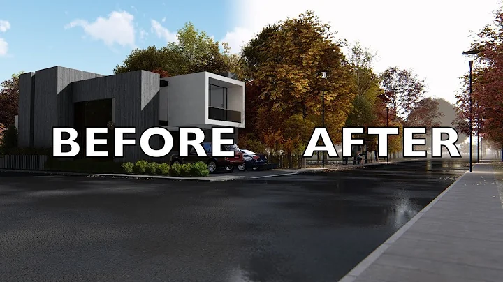 LUMION 8 BEFORE/AFTER Render Tutorial Modern House#5