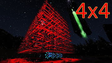 Best 4x4 Skeleton Turret Tower Design 2023 | Unofficial Ark Survival Evolved