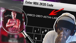 I FOUND A FREE PINK DIAMOND IN NBA 2K20! EXCLUSIVE LOCKER CODE!