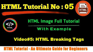 HTML tutorial for beginners | What are break tags in HTML | Video #5