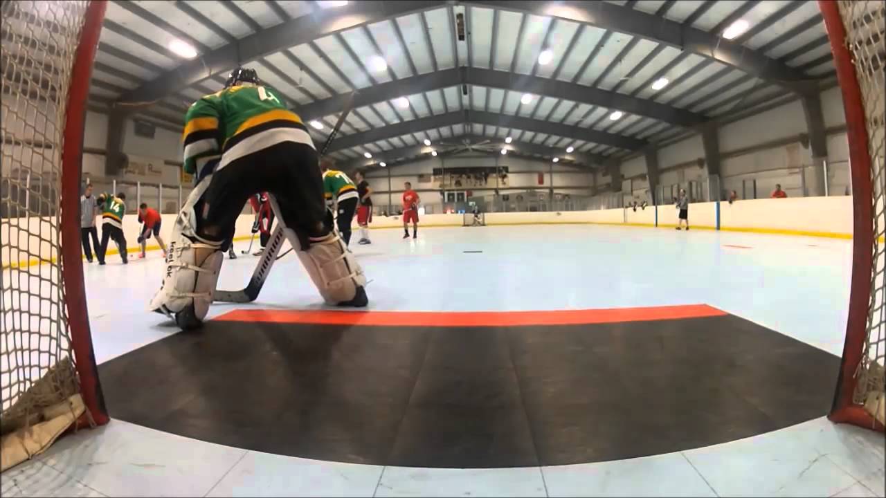 Floor Hockey Goal Net Cam GoPro 10/14/12 YouTube