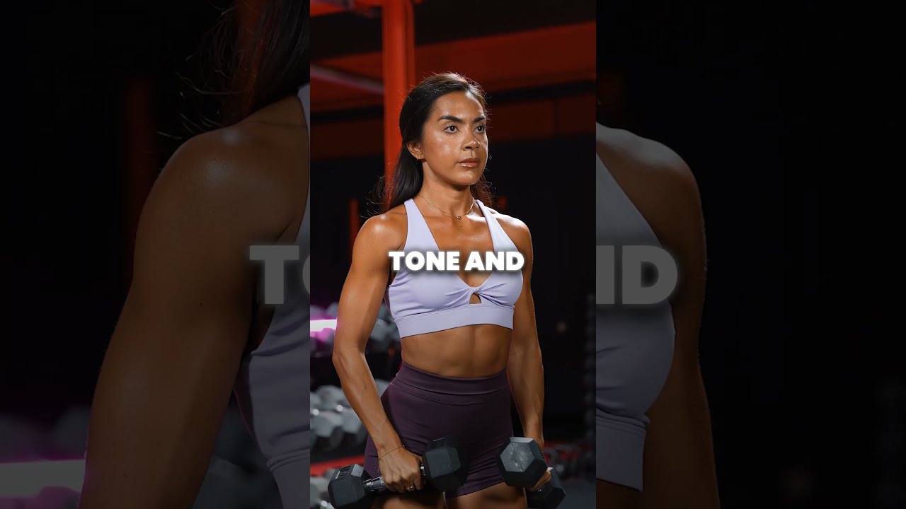 20 Minute Dumbbell Upper Body Workout Shoulders Arms Tone At Home