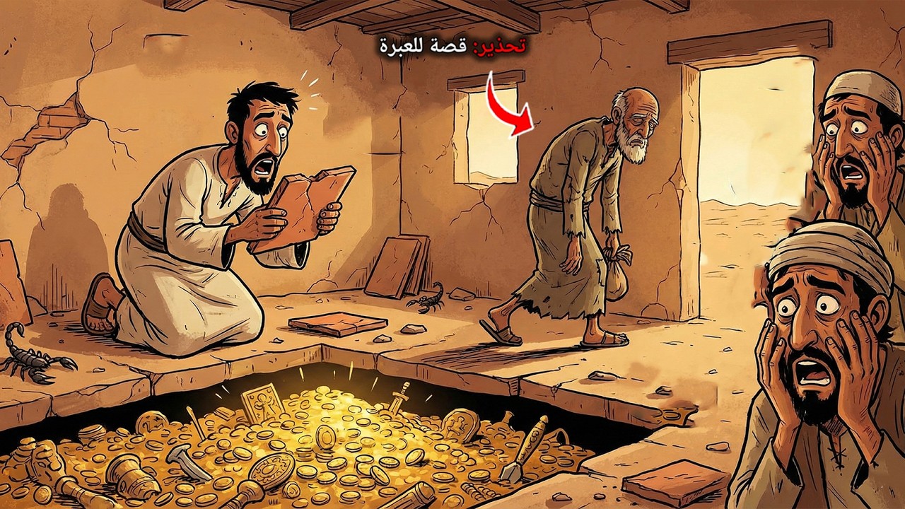 #قصة الأعمى الذي سخر منه أهل القرية فباع بيته ليرحل فما وجده المشتري تحت البلاط أصاب الجميع بالذهول!