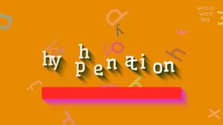 How to say "hyphenation"! (High Quality Voices)