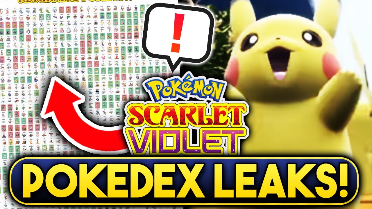 Pokemon Scarlet and Violet's Complete Pokedex Has Leaked