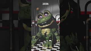 FNAF Mediocre Melody Animatronics over the years
