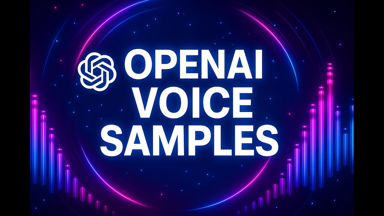 OpenAI TTS Voice Samples - YouTube