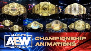 AEW: All Championship 3D Animations/Graphics (2023)