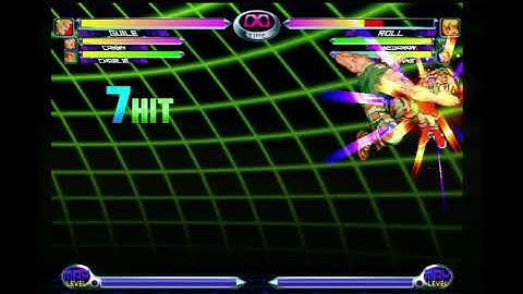 Sega Dreamcast MVC2 Guile F.S.D. on Roll (Corner only)