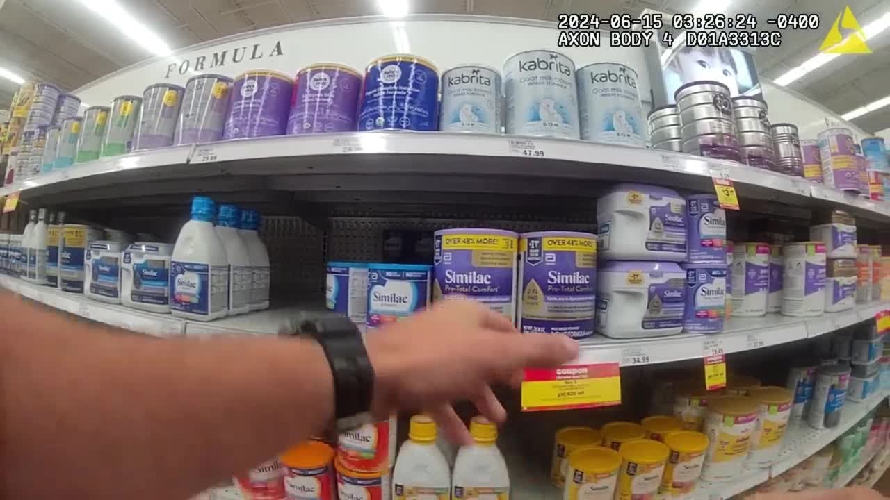 BODY CAM: Officer makes emergency run for formula for mother whose milk dried up