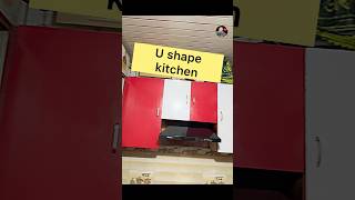 U shaped modular kitchen cabinets design #furniture #wooddesigner #anupfurniture #interiordesign