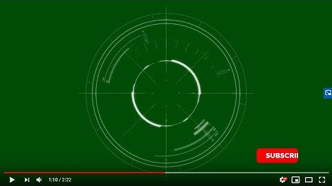 Green Screen HUD Heads Up Display HD_Hud Element Circular_(No-Copyright)-Different From Pixel Booom