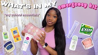 WHAT’S IN MY SCHOOL EMERGENCY KIT 2026 *as a upcoming high school senior*