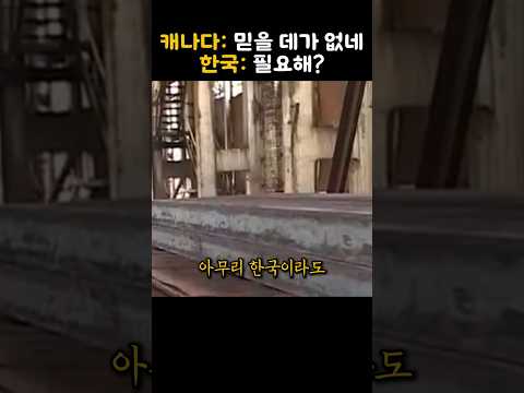 캐나다 싱크탱크가 오직 한국만이 가능하다고 못 박자 충격적인 반응 thumbnail