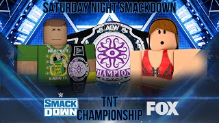 RWW 2021 SMACKDOWN JOHN CENA VS BRIE BELLA TNT CHAMPIONSHIP! 8/29/2021