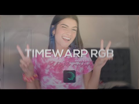 TIMEWARP RGB ON ALIGHT MOTION [ TUTORIAL ]