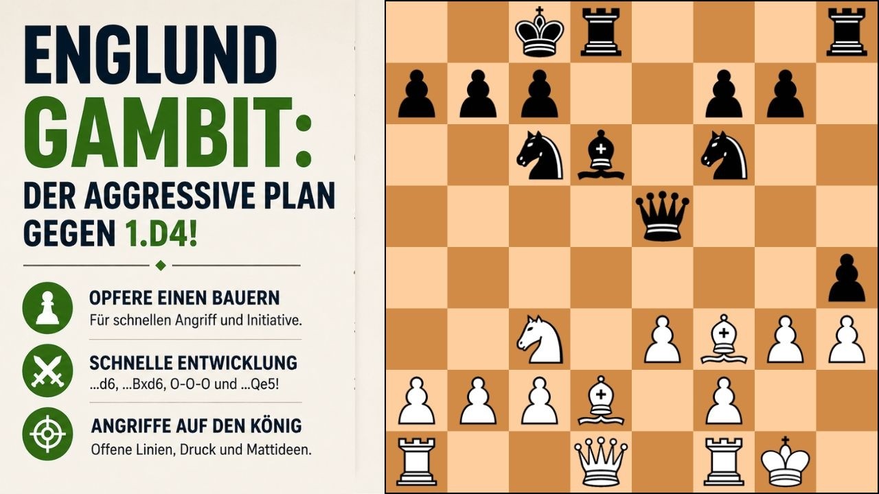 Englund-Gambit: Dieser aggressive Plan überrascht 1.d4-Spieler!