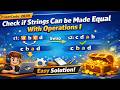 Mar 29, 2026 - Leetcode Problem #2839. Check if Strings Can be Made Equal With Operations I