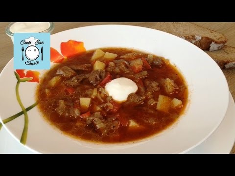 Видео рецепт Гуляш из говядины с картошкой