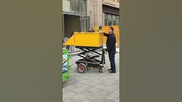 Electric three-wheel dump truck One machine with multiple uses Save time, effort and labor. Good