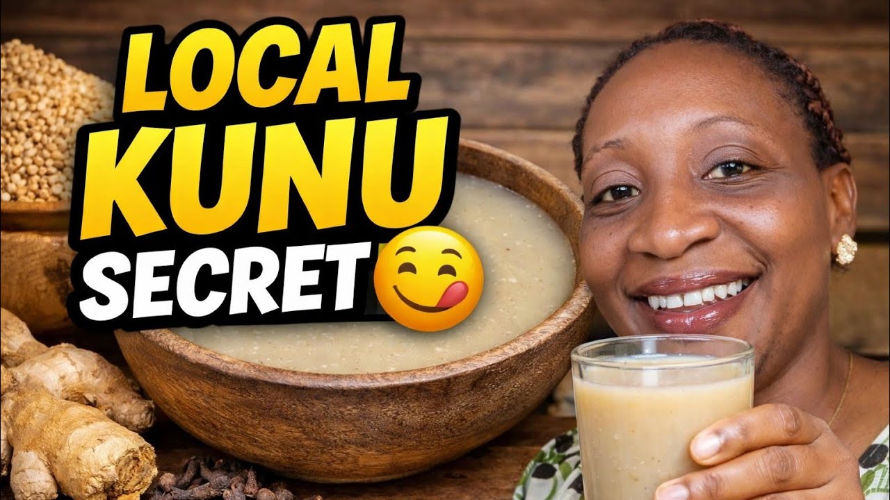 How to Make Local Kunu at Home | Easy Nigerian Kunu Recipe - YouTube