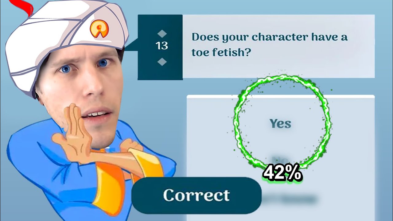 Jerma Can't Understand Chat - Jerma Plays Akinator