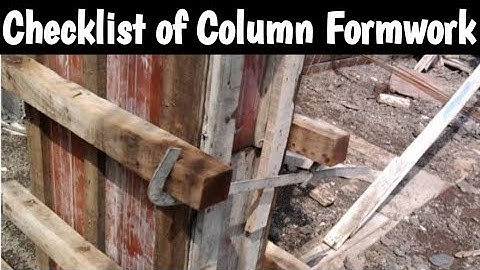 Checklist for Column Shuttering Work || What to Check the Column before Casting