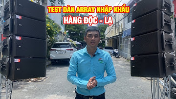 Test dàn Array Nhập Khẩu Xịn Sò Độc Lạ | ROCKET VIP PRO | Nhạc Việt Media