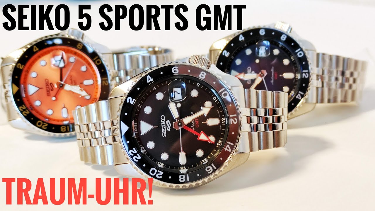 Review deutsch Seiko Style - SSK005K1 SSK003K1 5KX YouTube Sports SSK001K1 GMT 5