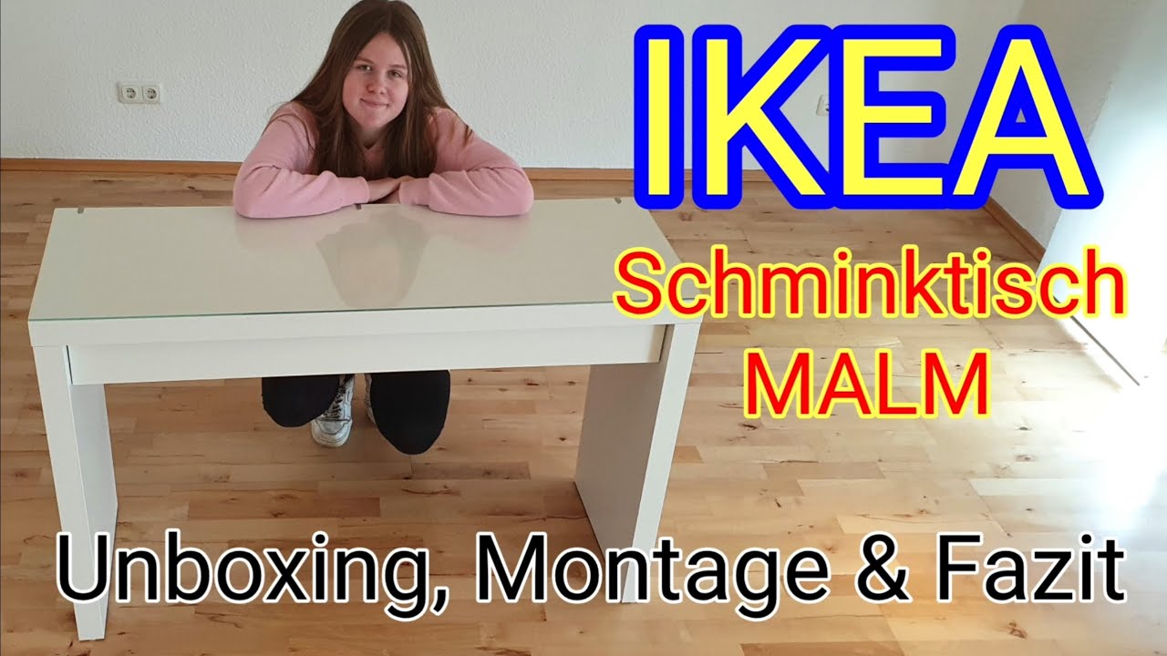 IKEA MALM 2021 Frisiertisch/Kosmetiktisch/Schminktisch, Click and