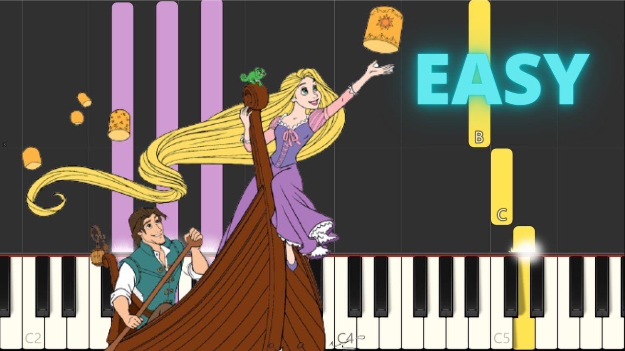 I See the Light - Tangled - EASY Piano Tutorial