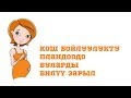 Кош бойлуулукту пландоодо буларды билүү зарыл//BILESINBI.KG