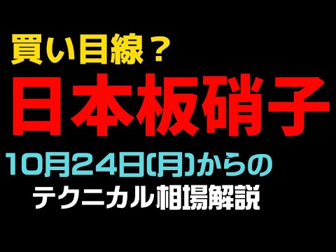【相場解説】日本板硝子（5202）22.10.24㈪からの相場展望　　　　　「テクニカル分析のコミュニティー」やってます！概要欄のメールアドレスから、お気軽にご連絡ください。