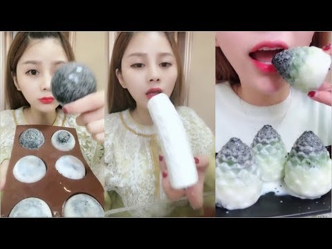 Sütlü Buz Yemek Videoları - #109 ASMR (Frozen Milk Eating)