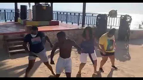 Jerusalema Dance At Rick's Cafe in Negril