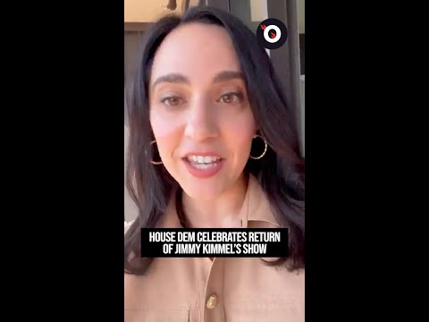 House Dem celebrates return of Jimmy Kimmel's show