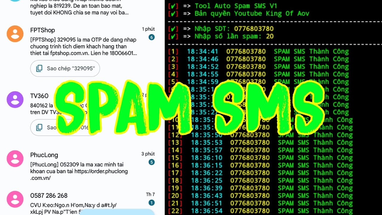 Tool Auto Spam Call & SMS Mới Nhất - YouTube
