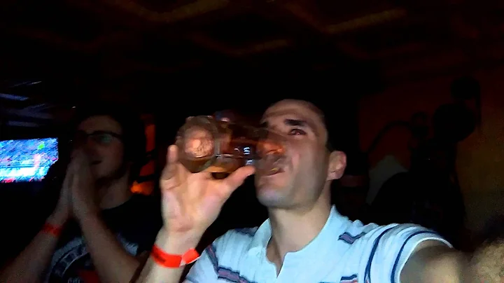 HBK, Foley, Austin WM32 Surprise Appearance - Live Reactions Irish Pub! Awesome Moment!