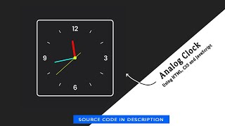 Unbelievable: How To Make an Analog Clock in 3 Easy Steps!