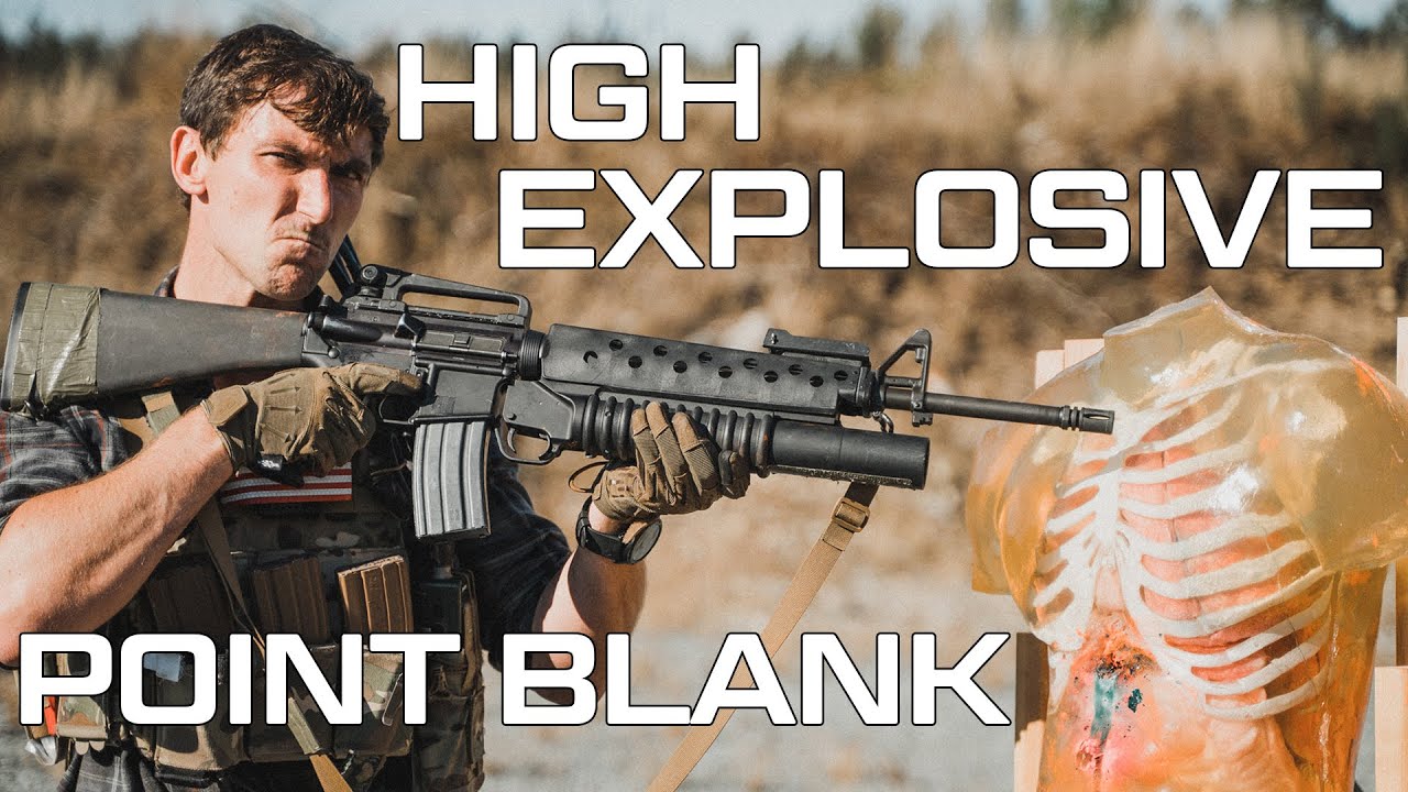 ⁣40MM Grenade Launcher vs Torso at Point Blank Range