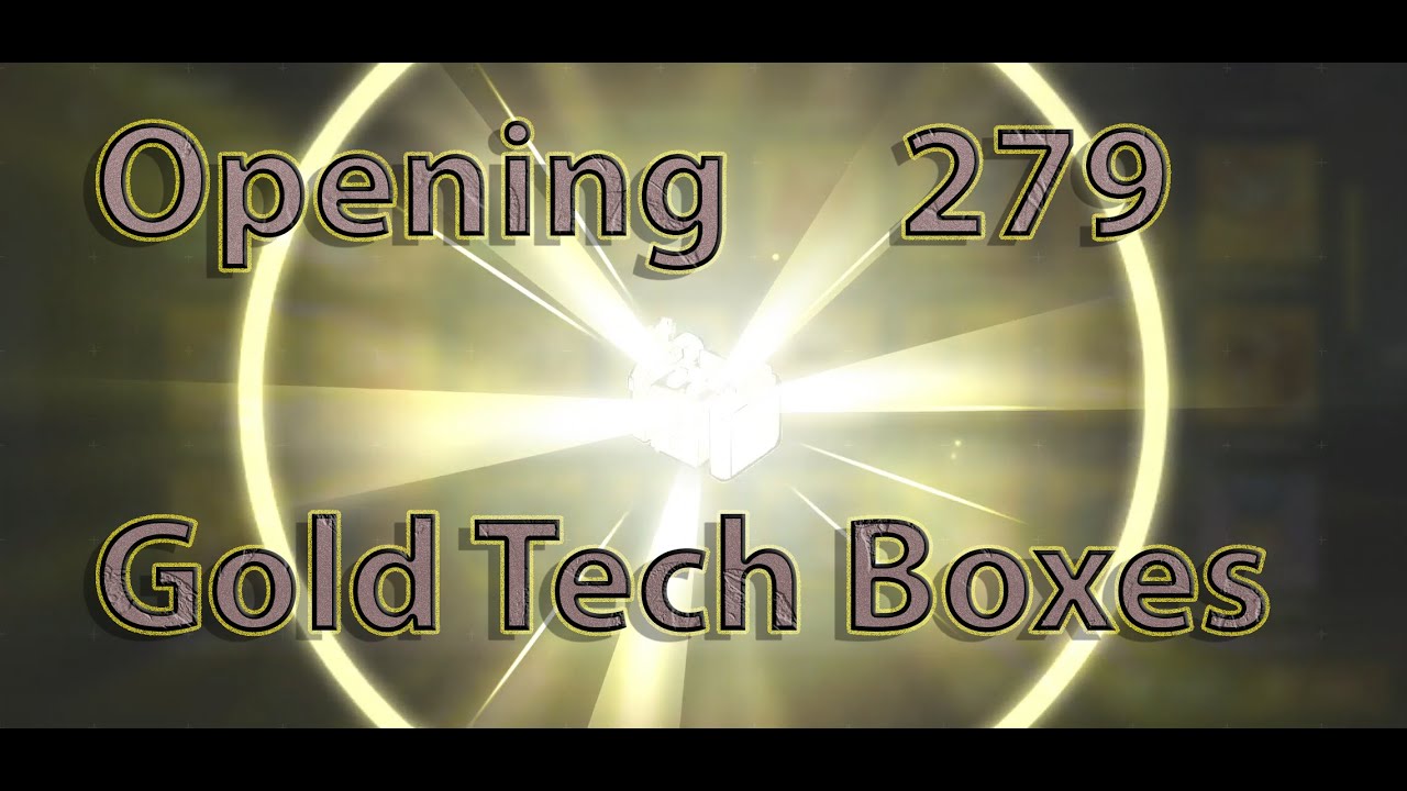 Opening 279 Gold Tech Boxes in Azur Lane - YouTube