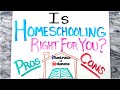 Is homeschooling right for you  pros and cons of homeschooling  should i homeschool my child