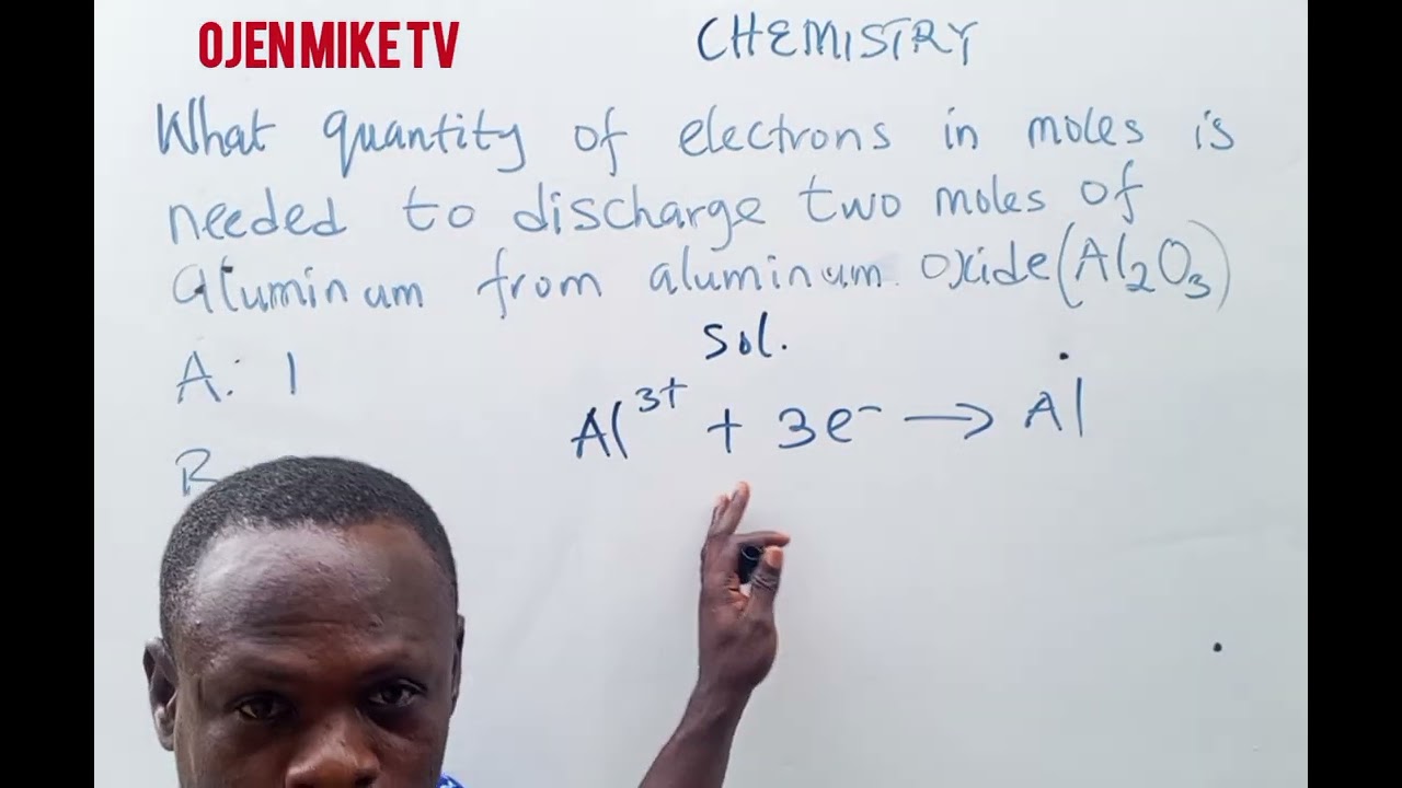 How to calculate electrons in moles 