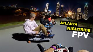 Crazy Cart Nightride Downtown Atlanta RAW FPV screenshot 5