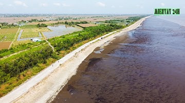 Đê biển Gò Công tỉnh Tiền Giang - Flycam I MIỀN TÂY 24H