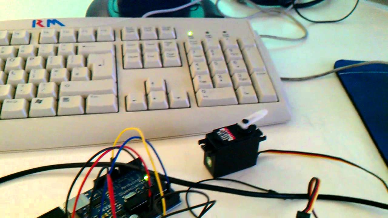 Servo control with Potentiometer - YouTube