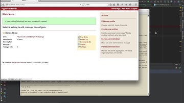 Running Selenium test for Apache Roller