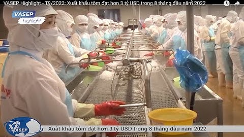 VASEP Highlight - T9/2022: Xuất khẩu tôm đạt hơn 3 tỷ USD trong 8 tháng đầu năm 2022