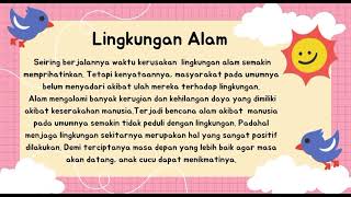 Menyusun Teks Eksposisi (Lingkungan Alam)